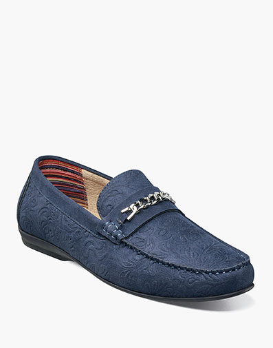 Clem Moc Toe Bit Slip On in Navy for $$85.00