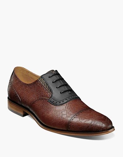 Stratton Cap Toe Oxford in Cognac for $$140.00