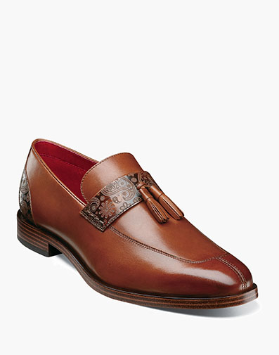 Quinby Moc Toe Tassel Slip On in Tan for $$114.90
