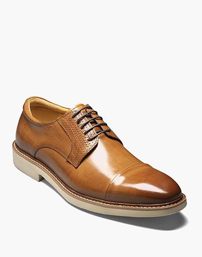 Gilmore Cap Toe Oxford in Tan Multi for $$150.00