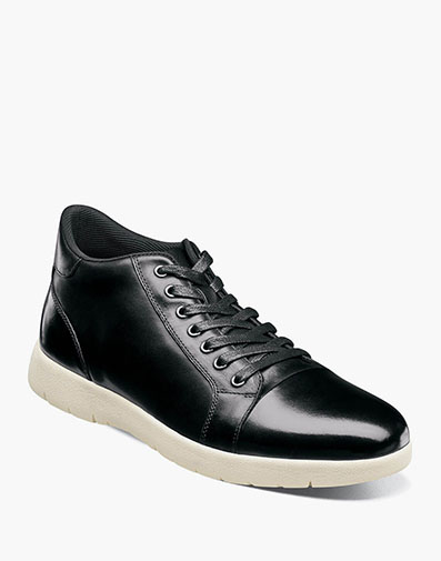 Harlow Mid Lace Up Sneaker in Black for $$140.00