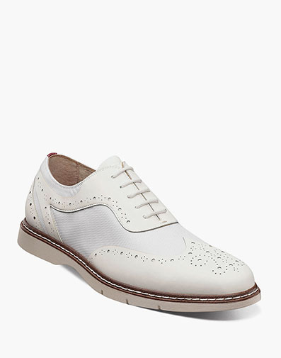 Summit Wingtip Lace Up in White for $125.00