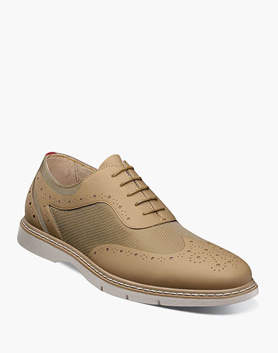 Summit Wingtip Lace Up in Khaki for $125.00