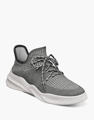 Vortex Knit Lace Up Sneaker in Gray for $$80.99