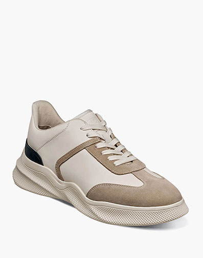 Vanguard Lace Up Sneaker in Cream for $140.00