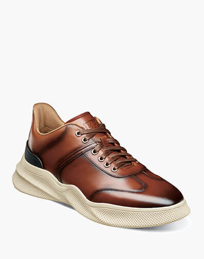 Via Lace Up Sneaker in Chestnut for $140.00