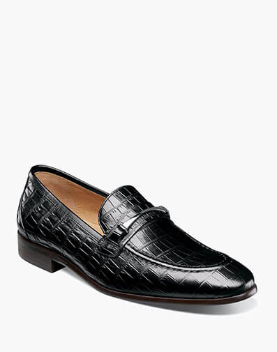 Ferdinand Moc Toe Bit Slip On in Black for $$150.00