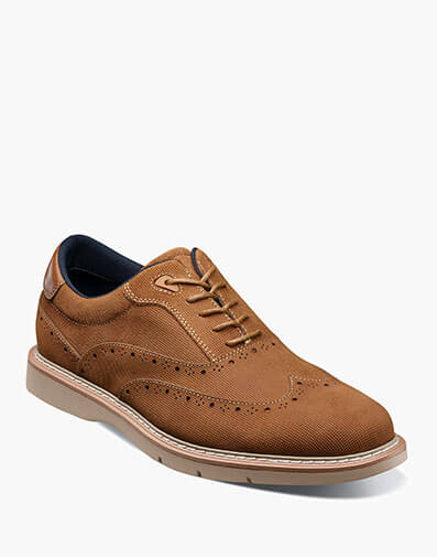 Swift Wingtip Lace Up in Cognac for $135.00