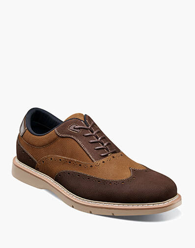 Swift Wingtip Lace Up in Brown Multi for $135.00