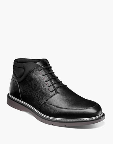 Slade Moc Toe Lace Up Boot in Black Tumbled for $130.00