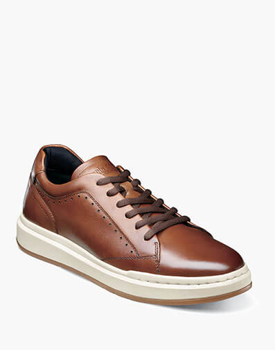 Collins Plain Toe Lace Up in Cognac Smooth for $$104.90
