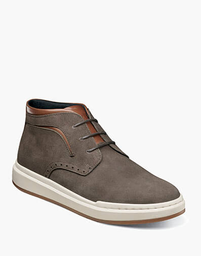 Corbin Plain Toe Chukka Boot in Mushroom for $$145.00