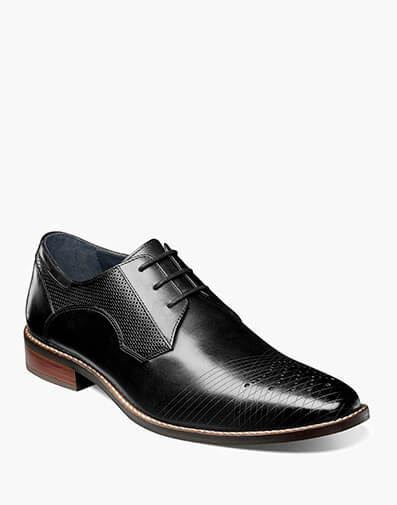 Jovian Plain Toe Laser Oxford in Black for $$99.90