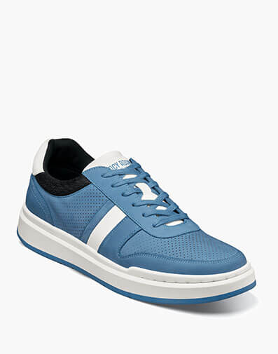 Currier Moc Toe Lace Up Sneaker in French Blue for $140.00