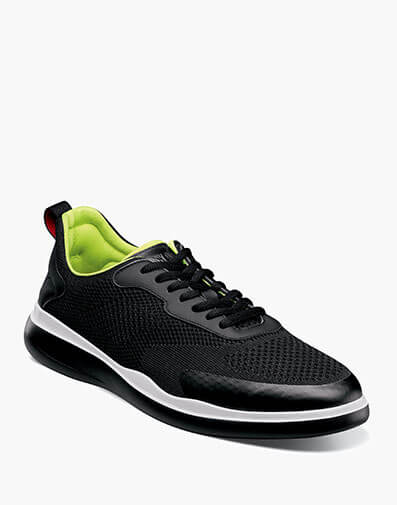 Maxson Moc Toe Lace Up Sneaker in Black for $135.00