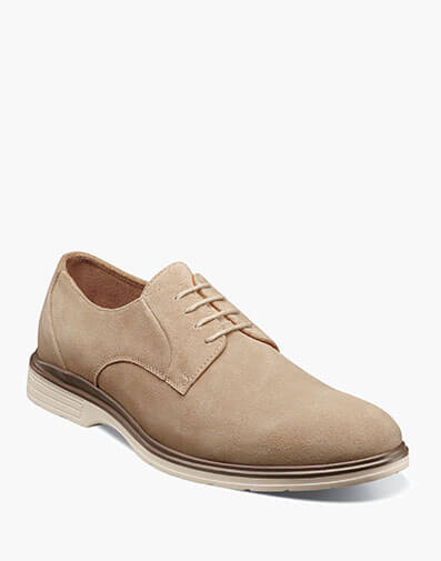 Tayson Plain Toe Lace Up Oxford in Sandstone for $$64.90