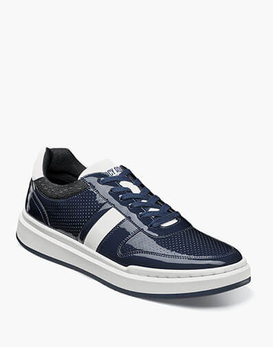 Cashton Moc Toe Lace Up Sneaker in Navy for $110.00