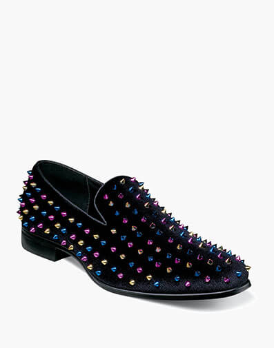 Spire Spiked Slip On in Black/Blue for $$110.00