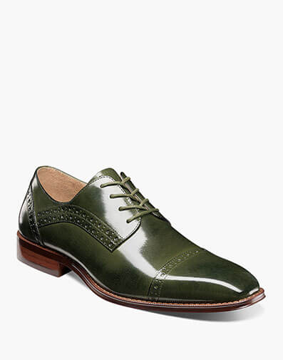 Garrett Cap Toe Oxford Olive