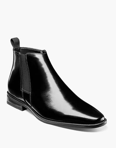 Knox Plain Toe Side Zip Boot in Black for $$120.00