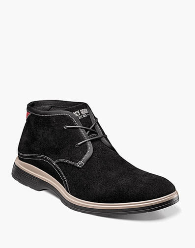 Tilden Plain Toe Chukka Boot in Black Suede for $$109.90