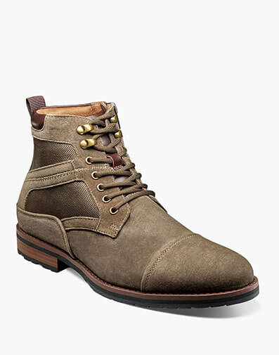 Osiris Cap Toe Lace Up Boot in Olive for $$175.00