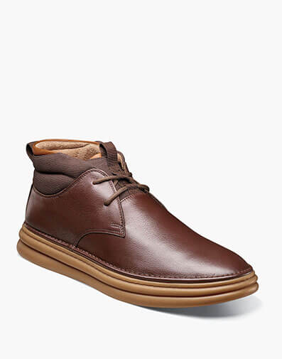 Delson Plain Toe Chukka Boot Chocolate