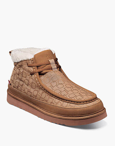 Cosmo Moc Toe Chukka Boot in Taupe Multi for $$78.99
