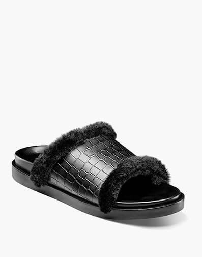 Monty Slide Sandal Black