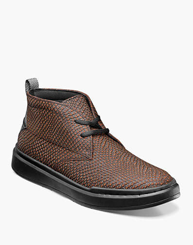Cai Plain Toe Chukka Boot in Brown for $$140.00