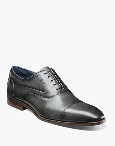 Kallum Cap Toe Oxford in Gray for $$155.00