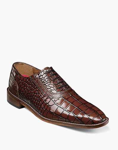 Riccardi Plain Toe Oxford in Cognac for $$185.00