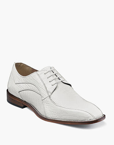 Turano Bike Toe Oxford  in White for $$180.00