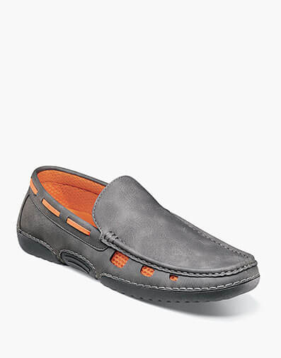 Delray Moc Toe Slip On Gray Multi