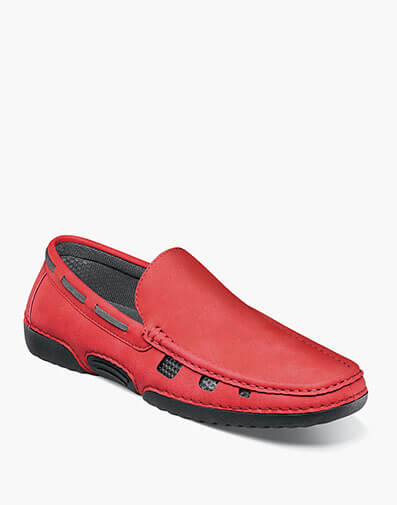 Delray Moc Toe Slip On in Red Multi for $$90.00