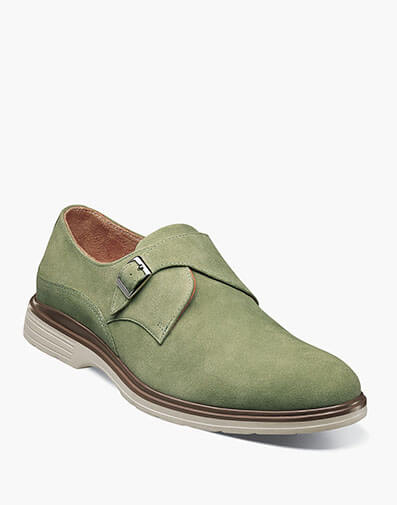Taylen Plain Toe Monk Strap in Pistachio for $$74.90