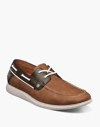 Reid Moc Toe Lace Up in Cognac Multi for $$150.00