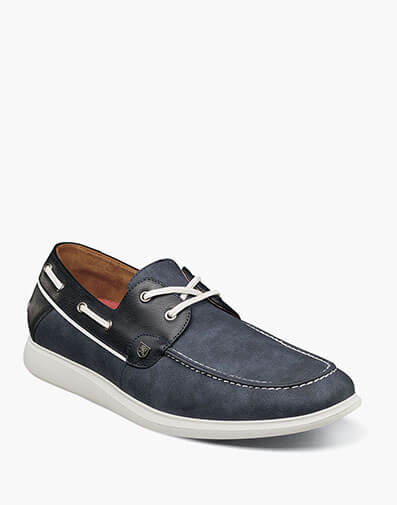 Reid Moc Toe Lace Up Navy