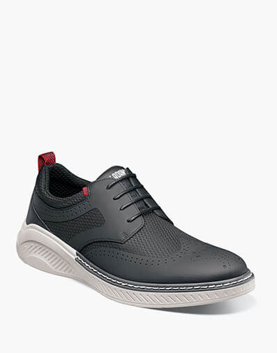 Beckham Wingtip Lace Up in Black for $$135.00