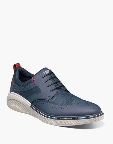 Beckham Wingtip Lace Up in Navy for $$135.00