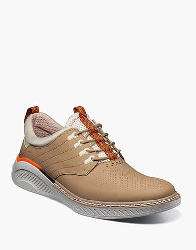 Barna Plain Toe Lace Up in Khaki for $$135.00