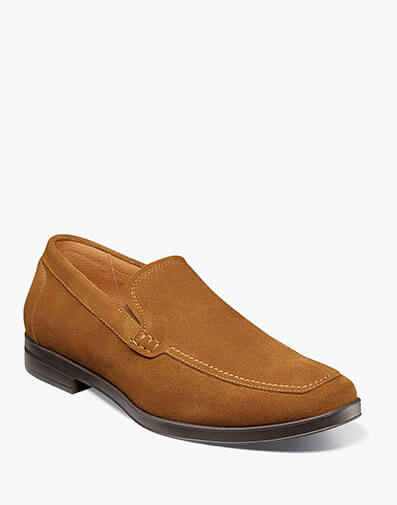 Pelton Moc Toe Slip On in Tan Suede for $$135.00