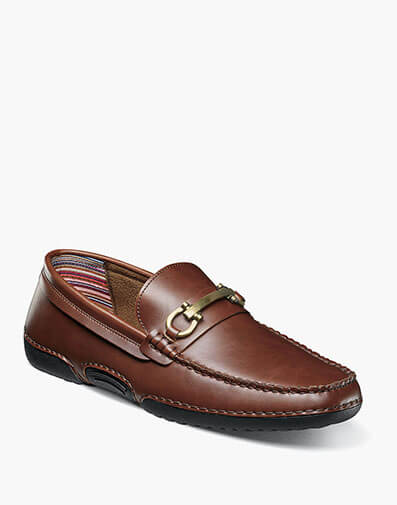 Delano Moc Toe Bit Slip On Brown
