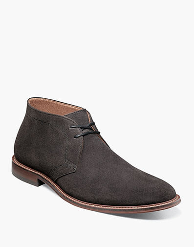 Martfield Plain Toe Chukka Boot in Dark Gray for $$180.00