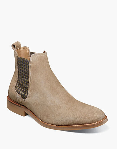 Gabriel Plain Toe Chelsea Boot in Sand for $$175.00