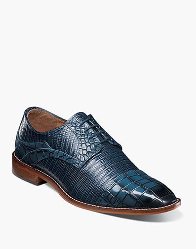 Tedesco Cap Toe Oxford in Blue for $$140.00