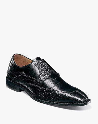 Trubiano Moc Toe Oxford in Black for $$140.00