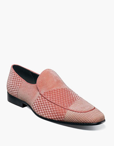 Shapshaw Velour Moc Toe Slip On in Blush Pink for $$110.00