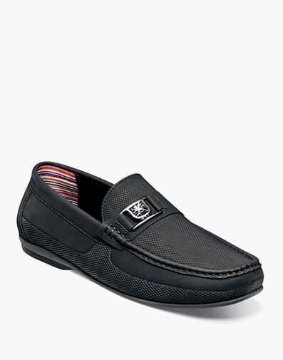 Corvell Moc Toe Bit Slip On in Black for $$90.00