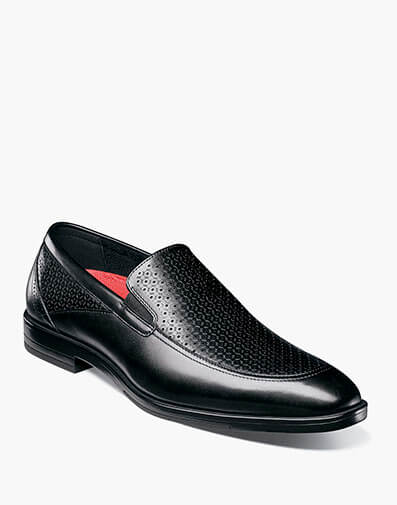 Aiden Moc Toe Slip On in Black for $$150.00